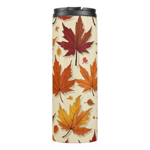 Termo Hojas otoñales Tumbler térmico