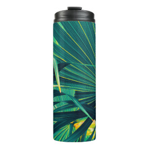 Termo Hojas tropicales de palma