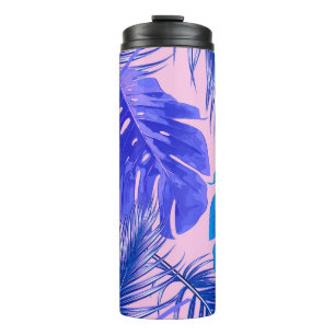 Termo Hojas tropicales de palma, hojas de selva sin cost
