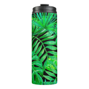 Termo Hojas tropicales sin soldadura
