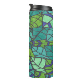 Termo Hojas tropicales verdes