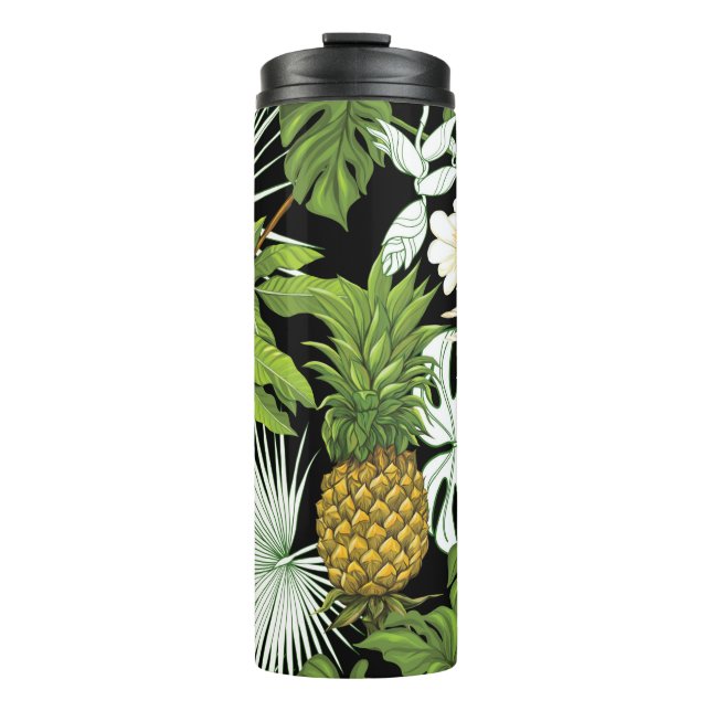 Termo Hojas tropicales y frutos sin fisuras (Anverso)