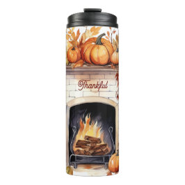 Termo Hola Día de Acción de Gracias de Otoño, Tumbler de