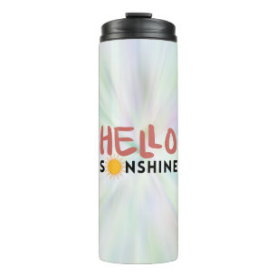 Termo Hola Sonshine, Sun Rays, vibraciones de verano