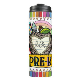 Termo Hola Tumbler de Apreciación Predocente de K