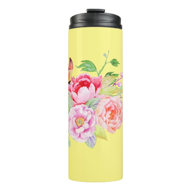 Termo holiES - Flores de primavera acuarela Bouquet 2 (Anverso)