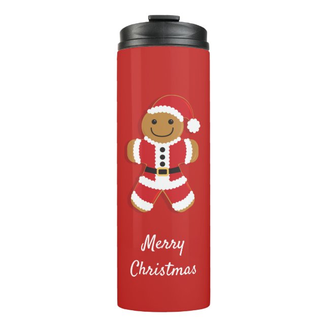 Termo Hombre de pan de Santa Gingerman | Tumbler (Anverso)