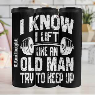 Termo Hombre Mayor intenta mantenerse al día