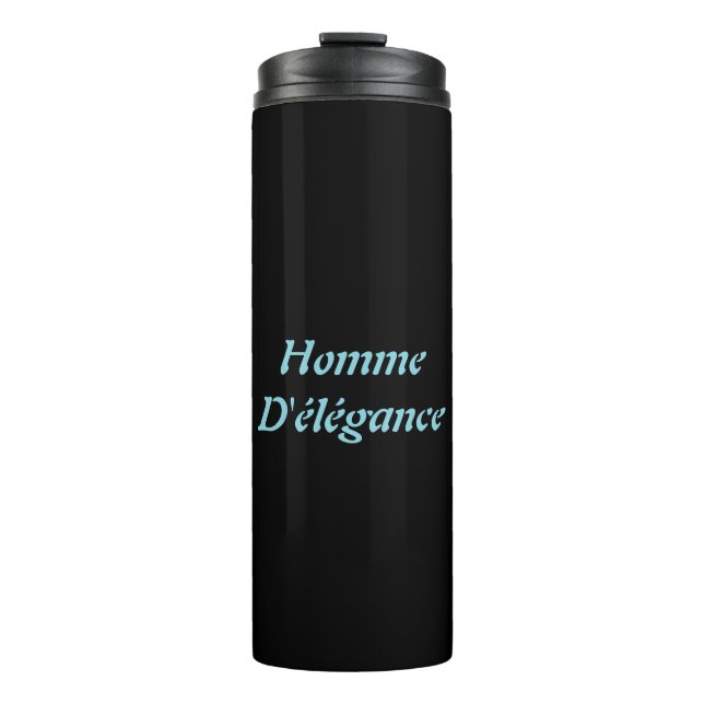 Termo Homme D'élégance Thermal Tumbler (Anverso)