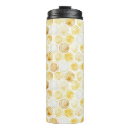 Termo Honeycomb amarillo dorado