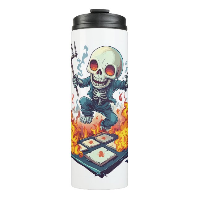 Termo Hopscotch de Hell - Funny Demon Skull (Anverso)