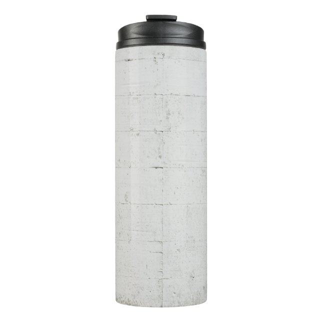 Termo Hormigón de hormigón pintado de blanco (Anverso)
