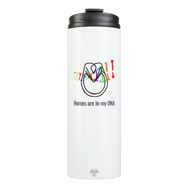 Termo Horses Are In My DNA Rainbow Neucleuotide Blast (Anverso)