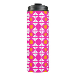 Termo Hot pink and orange tumbler