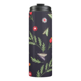 Termo Huella de serpientes y flores