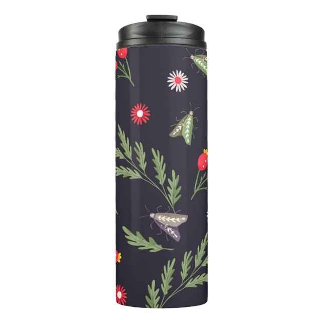 Termo Huella de serpientes y flores (Anverso)