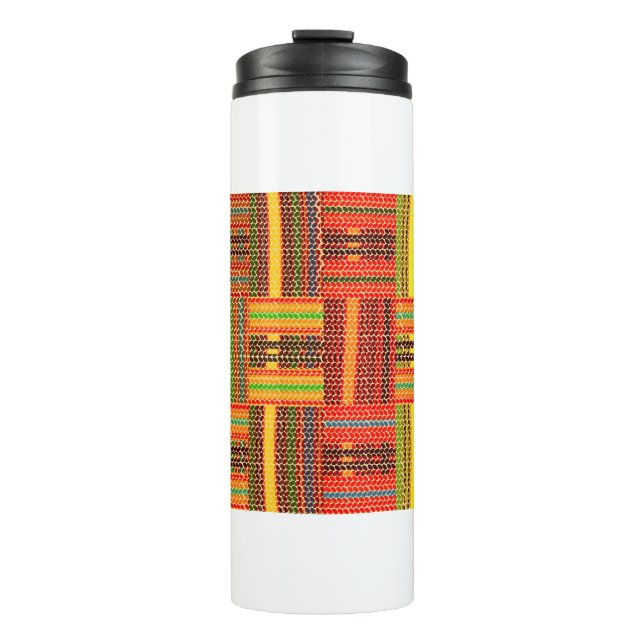 Termo huella kente africana (Anverso)