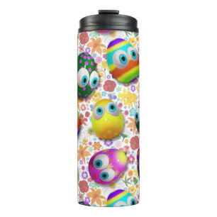 Termo Huevos de Pascua de dibujos animados lindos y dive