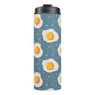 Termo Huevos fritos en azul