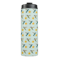 Hummingbirds y Stars Thermal Tumbler