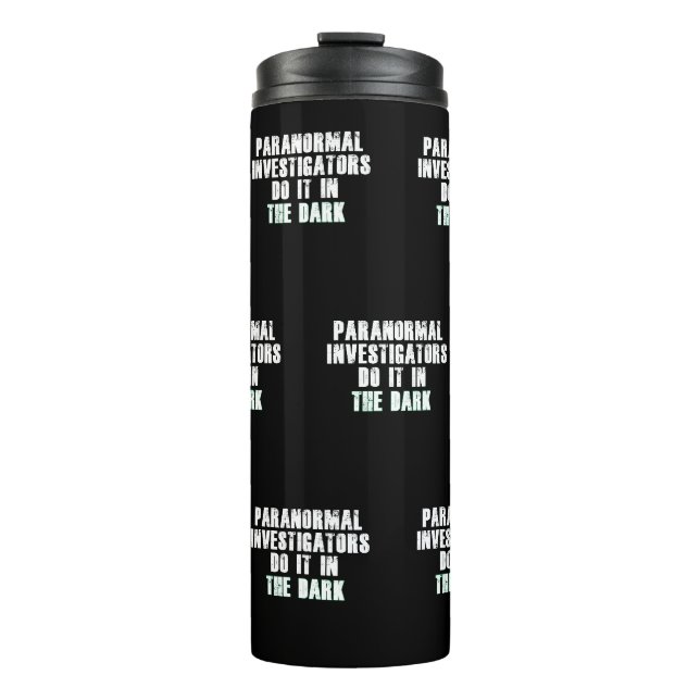 Termo Humor (blanco) de investigadores paranormales (Anverso)