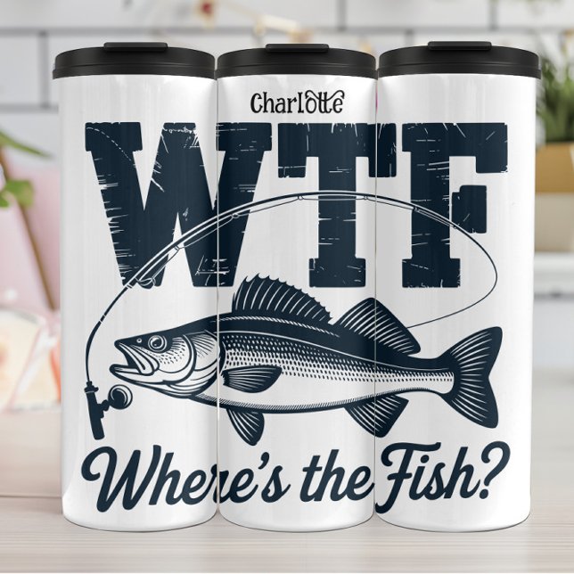 Termo Humor pescador, ¿dónde está el pescado? (Subido por el creador)