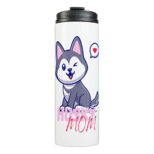 Termo Husky Dog Mom Cute Kawaii Puppy