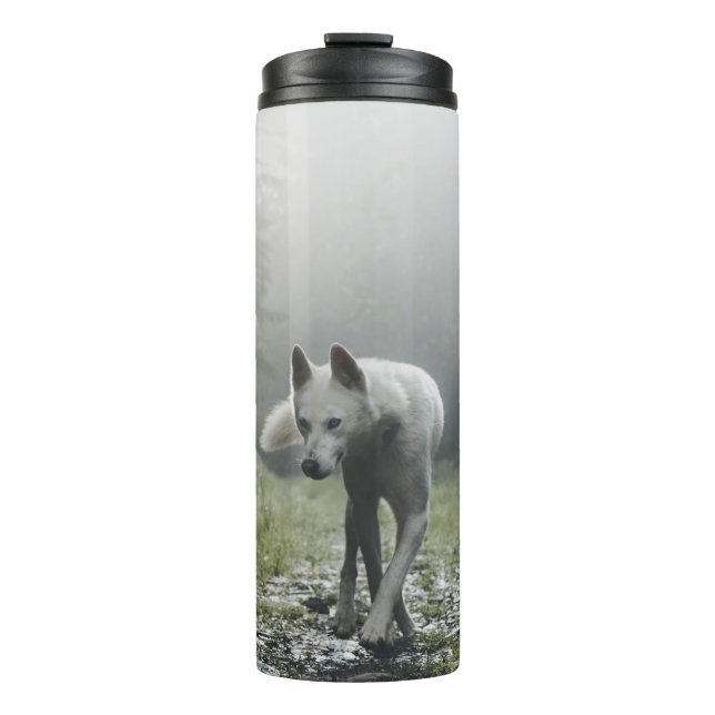 Termo Husky Siberiano Blanco (Anverso)