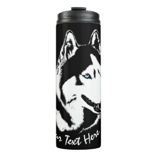 Termo Husky Tumbler Mug Personalizado Husky Drinkware y 