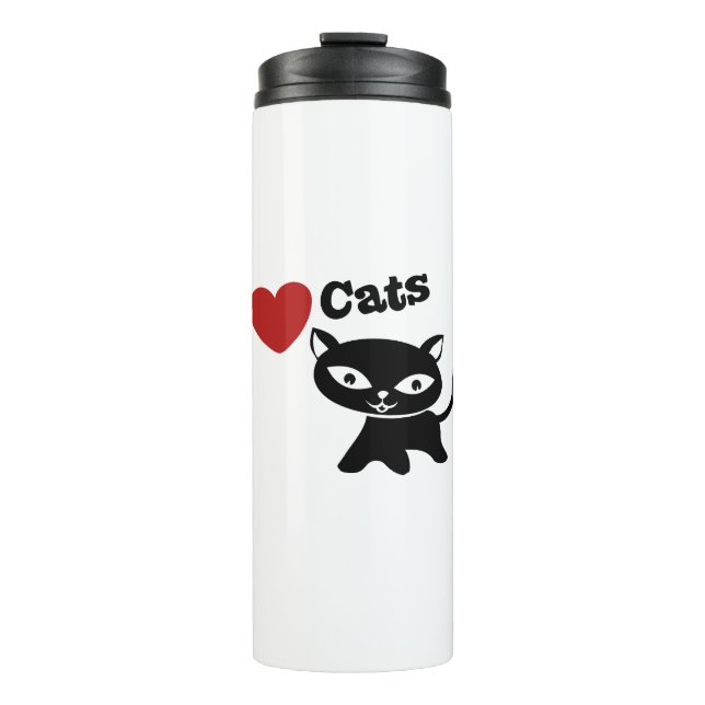 Termo I love cats (Anverso)