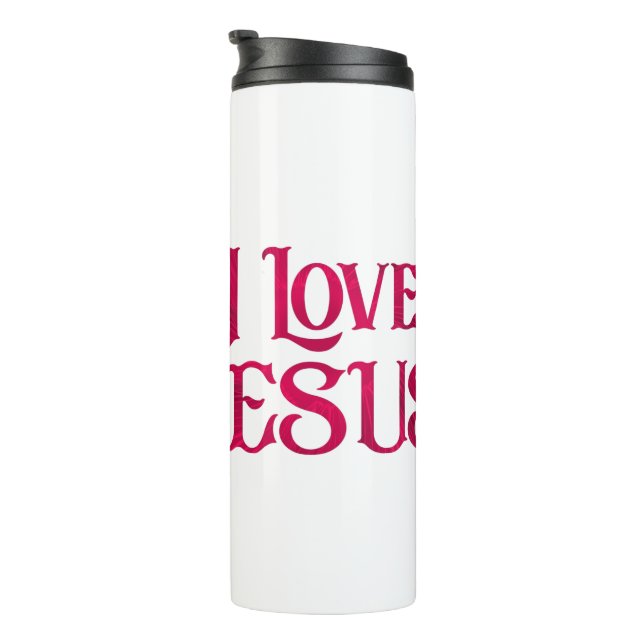 Termo I Love Jesus (Rotado hacia la derecha)
