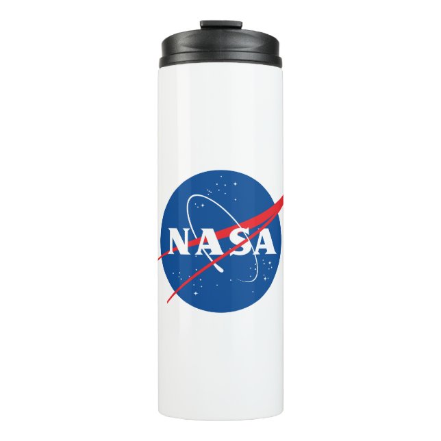 Termo Icónico cohete blanco de la NASA de 16 oz (Anverso)
