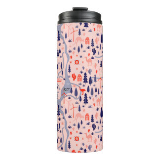 Termo Iconos australianos, patrón decorativo impecable.