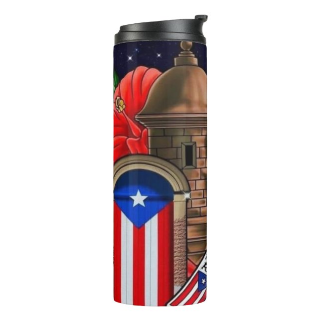 Termo Iconos de Puerto Rico (Rotado hacia la izquierda)