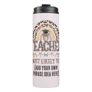 Termo Idea de regalo para profesores: Crear un PERSONALI