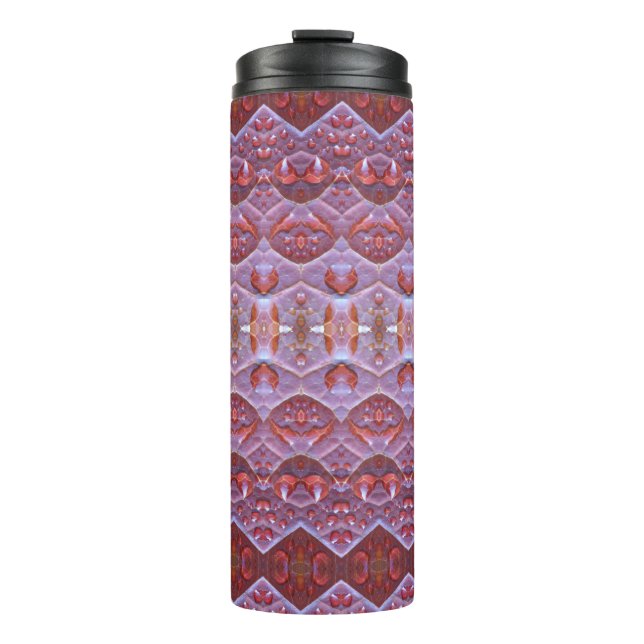 Termo Ikat 8 de hoja verde de bronce (Anverso)