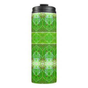 Termo Ikat de hoja verde de bronce 4