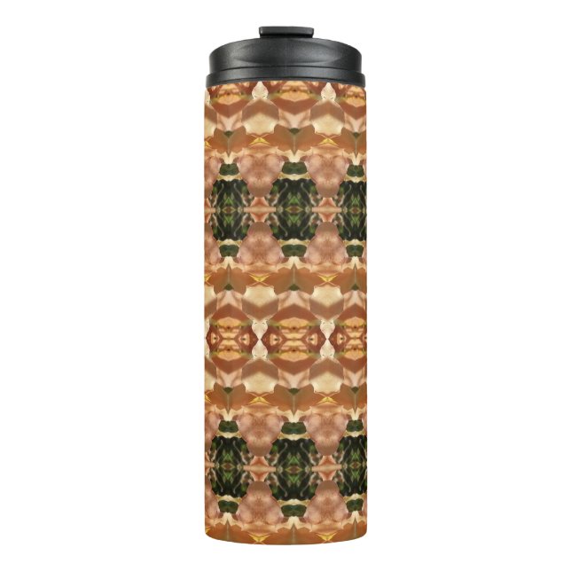 Termo Ikat verde y ámbar 9 (Anverso)