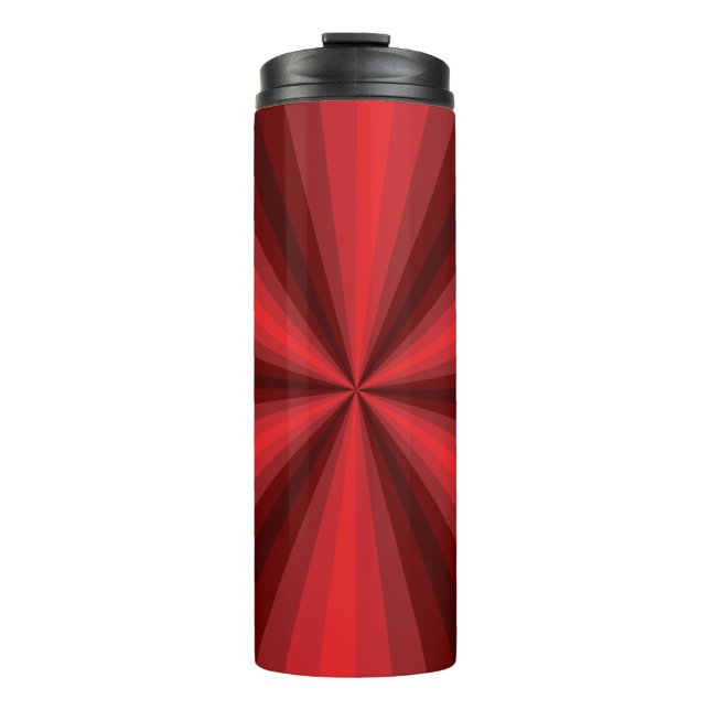 Termo Ilusión óptica Tumbler térmico rojo (Anverso)