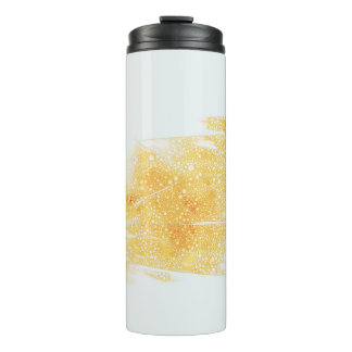 Termo Ilustracion amarillo y blanco