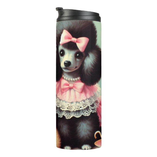 Termo Ilustracion Cute Poodle (Rotado hacia la derecha)
