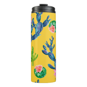 Termo Ilustracion de acuarela con cactus y