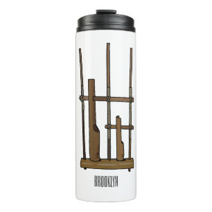 Termo Ilustracion de Angklung personalizado