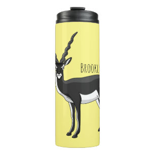 Termo Ilustracion de antílope negro