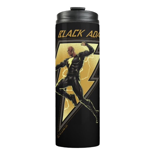 Termo Ilustracion de caracteres Black Adam Lightning Bol (Anverso)