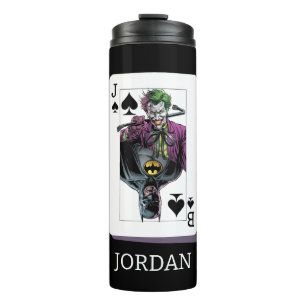 Termo Ilustración de carta de jugar Joker y Batman Pica