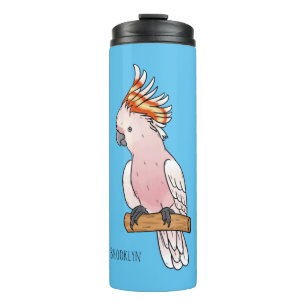 Termo Ilustración de dibujos animados del loro cacatúa d