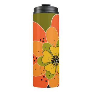 Termo Ilustracion de flores de otoño