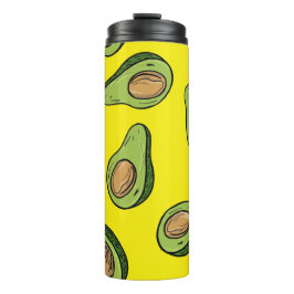 Termo Ilustración de Fruta Amarilla Vibrante - Aislada