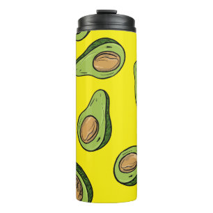 Termo Ilustración de Fruta Amarilla Vibrante - Aislada